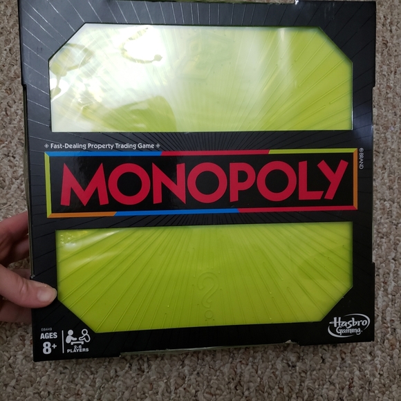 Hasbro Other - NEW Monopoly Bright Green Neon Pop Retro Look Game